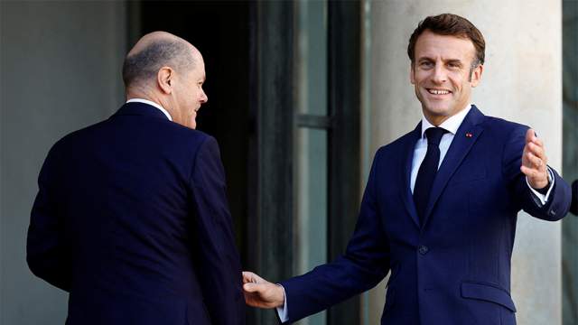 Фото - Во Франции заявили о развале ЕС на фоне холодной встречи Макрона и Шольца